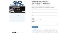 Desktop Screenshot of casadasmotos.com.br