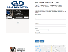 Tablet Screenshot of casadasmotos.com.br